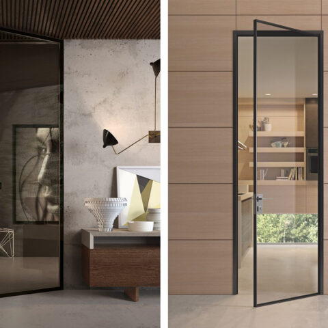 porte in vetro a battente 1