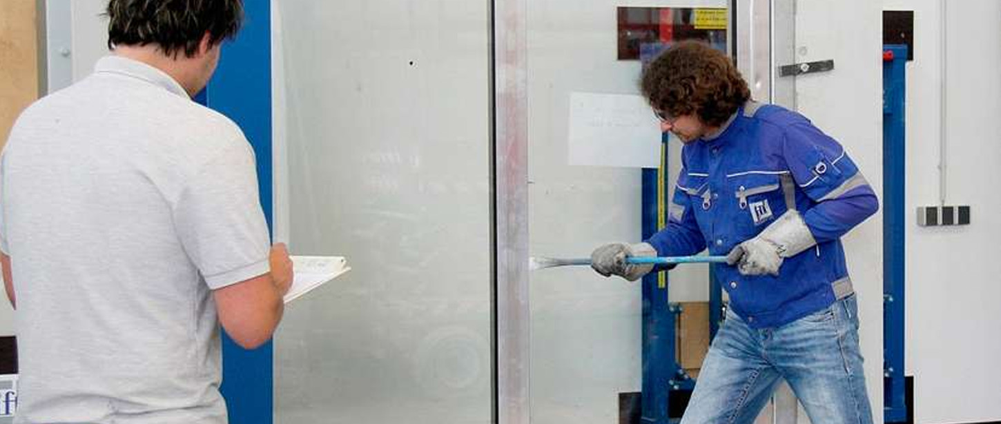 Test antieffrazione infissi