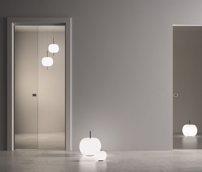 porte scorrevoli a vetro